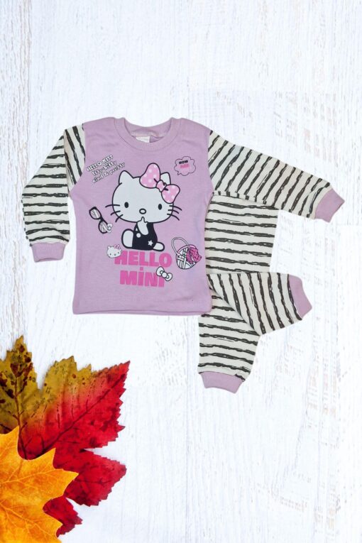 Παιδική Πιτζάμα Hello Kitty Για Κορίτσι D1272 - ΛΙΛΑ, 9-12 Μηνών - Image 2