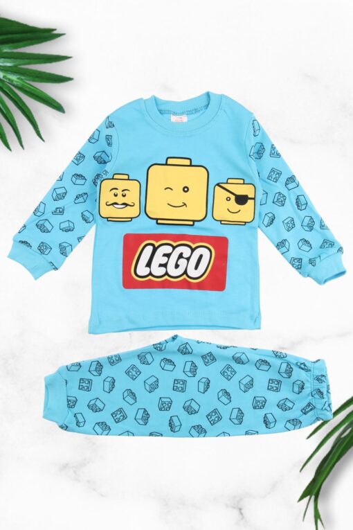 Πιτζάμα Παιδική Lego Για Αγόρι W1352 - ΓΑΛΑΖΙΟ, 9-12 Μηνών - Image 2