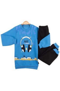 Σετ Παιδική Φόρμα Sound Music Q3554 - ΜΠΛΕ, 4 Ετών