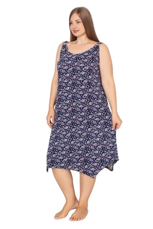 Νυχτικό Αμάνικο Homewear D5215 - ΠΟΛΥΧΡΩΜΟ, XL - Image 3