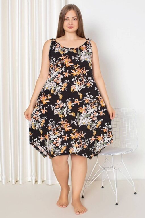 Νυχτικό Αμάνικο Homewear R5215 - ΠΟΛΥΧΡΩΜΟ, XL - Image 2