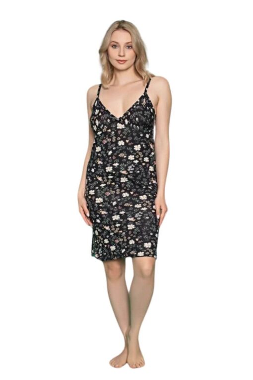 Νυχτικό Τιράντα Homewear R5156 - ΠΟΛΥΧΡΩΜΟ, M - Image 2
