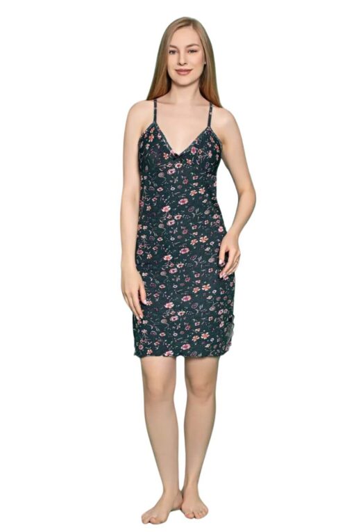 Νυχτικό Τιράντα Homewear R5157 - ΠΟΛΥΧΡΩΜΟ, M - Image 2