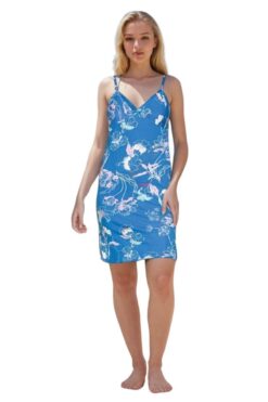 Νυχτικό Τιράντα Homewear W5157 - ΠΟΛΥΧΡΩΜΟ, M