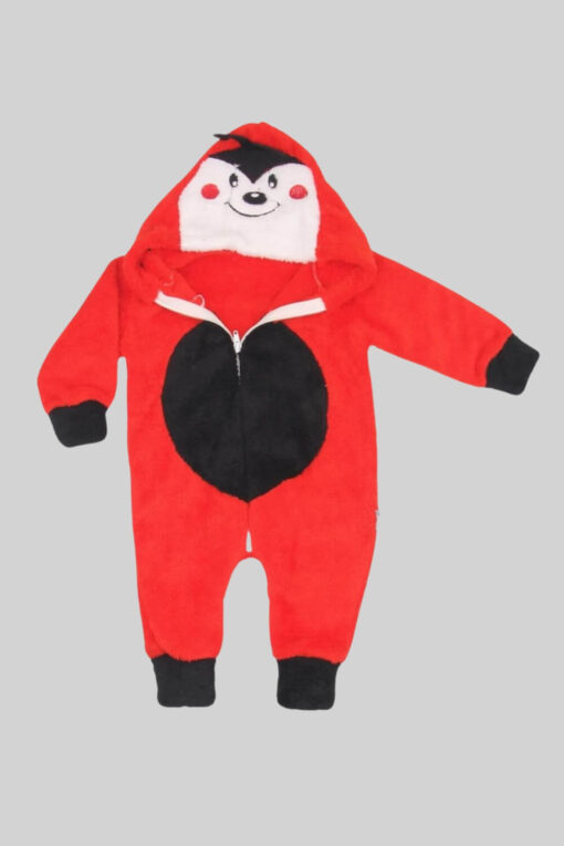 Παιδική Πιτζάμα Ολόσωμη Fleece Love Bug 5134 - ΚΟΚΚΙΝΟ, 3 Ετών - Image 3