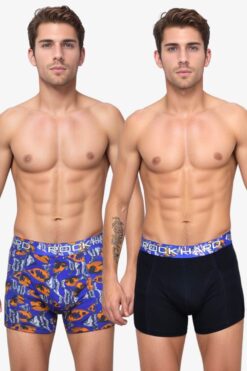 Boxer Ανδρικό Σετ 2Pack 7050 - ΠΟΛΥΧΡΩΜΟ, M