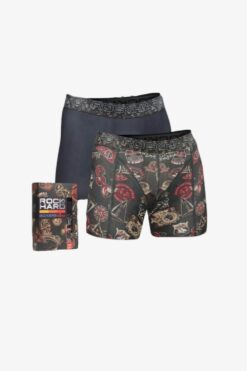 Boxer Ανδρικό Σετ 2Pack X7050 - ΠΟΛΥΧΡΩΜΟ, M