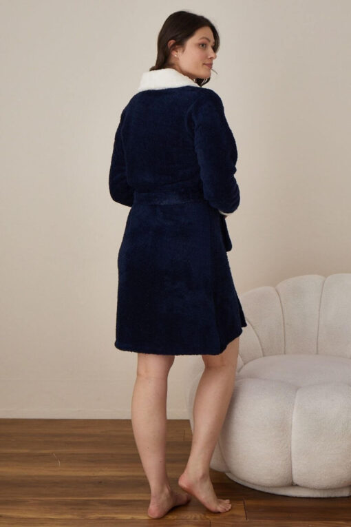 Γυναικεία Ρόμπα Fleece 50011 - ΜΠΛΕ, XXL - Image 5