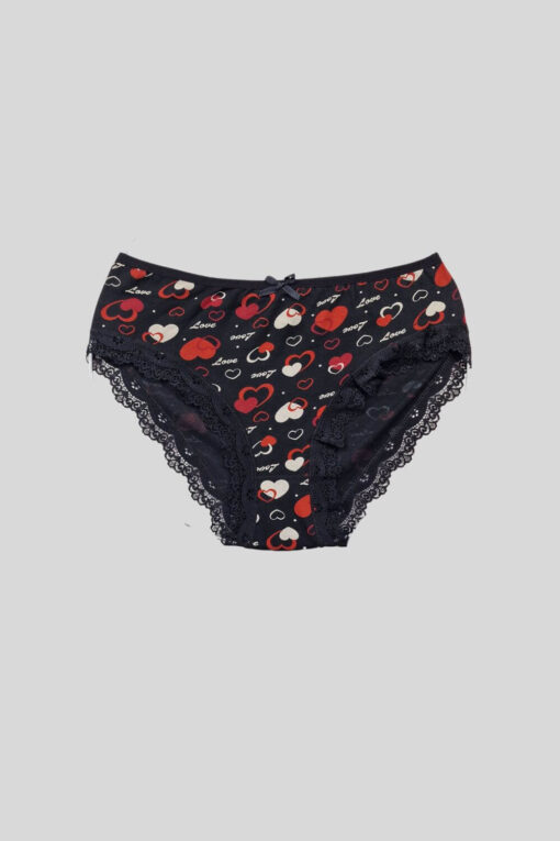 Γυναικεία Slip Βαμβακερά 4Pack R1502 - ΠΟΛΥΧΡΩΜΟ, XXL - Image 4