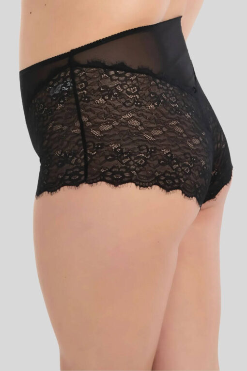 Γυναικείο Boxer Plus Size W23001 - ΜΑΥΡΟ, XL - Image 5