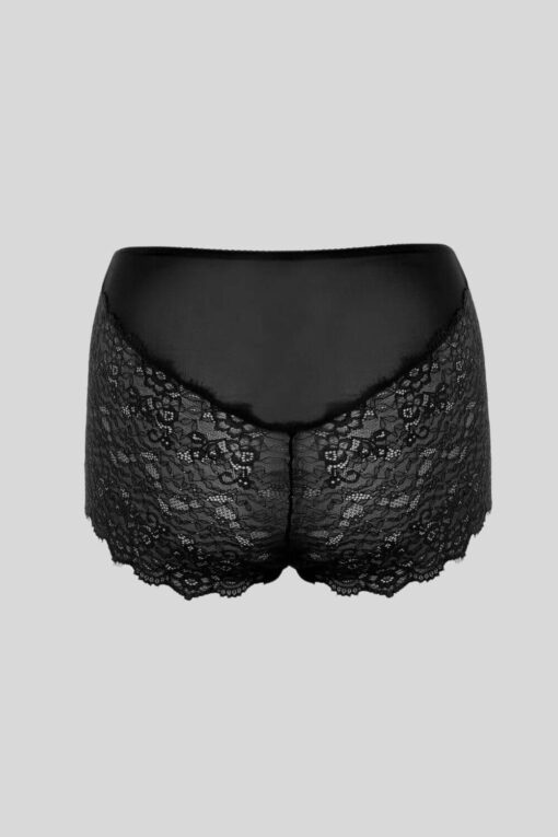 Γυναικείο Boxer Plus Size W23001 - ΜΑΥΡΟ, XL - Image 4