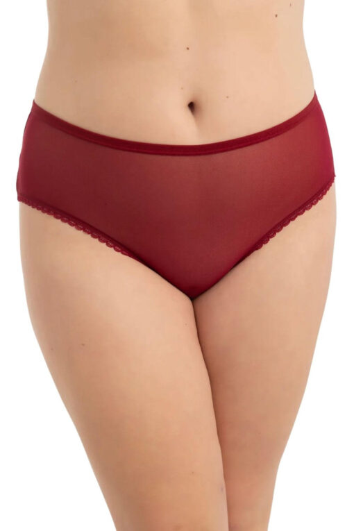 Γυναικείο Slip Plus Size 23008 - ΜΠΟΡΝΤΟ, XL - Image 4