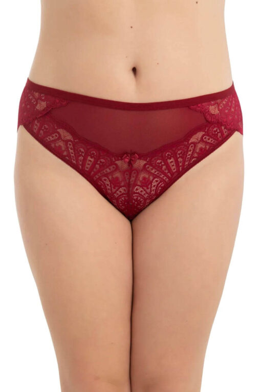 Γυναικείο Slip Plus Size 23009 - ΜΠΟΡΝΤΟ, 3XL - Image 4