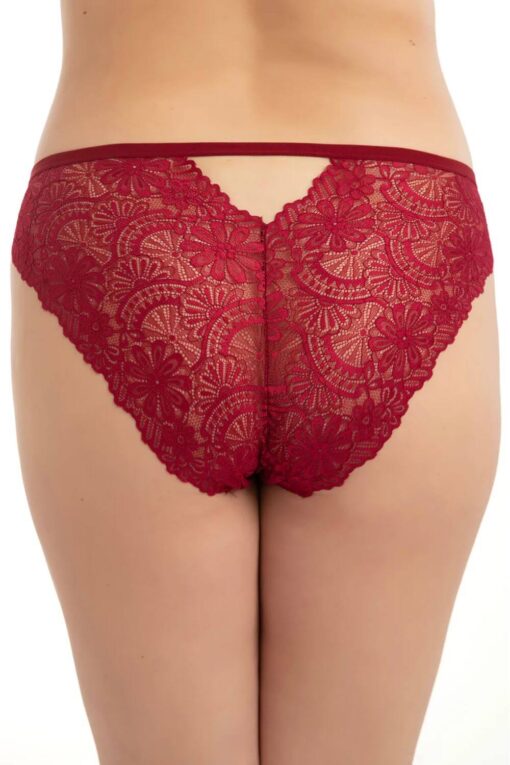 Γυναικείο Slip Plus Size 23043 - ΜΠΟΡΝΤΟ, 3XL - Image 2