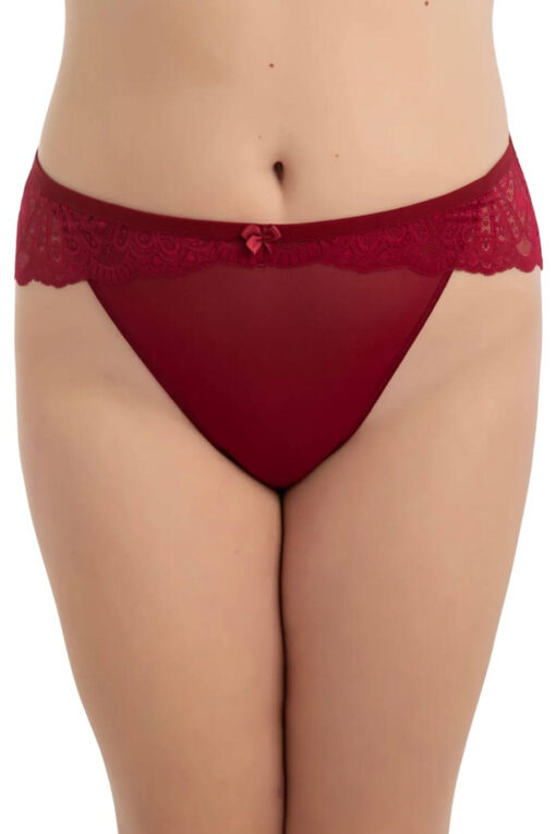 Γυναικείο Slip Plus Size 23054 - ΜΠΟΡΝΤΟ, XXL - Image 4