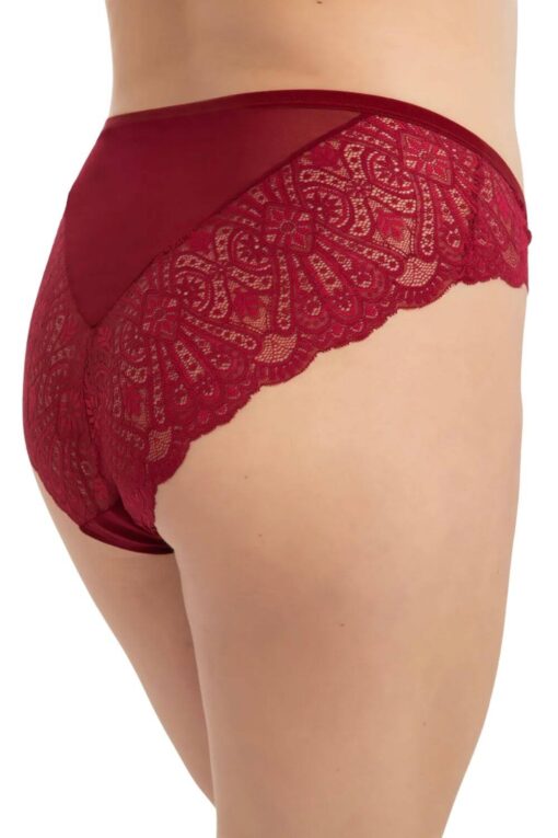 Γυναικείο Slip Plus Size 23054 - ΜΠΟΡΝΤΟ, XXL - Image 3
