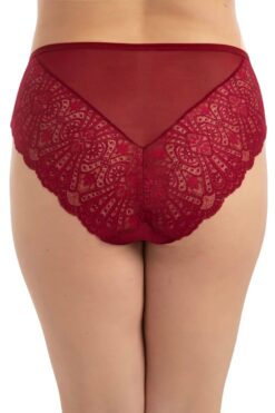 Γυναικείο Slip Plus Size 23054 - ΜΠΟΡΝΤΟ, XL