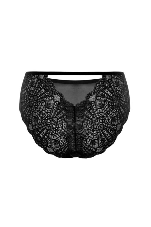 Γυναικείο Slip Plus Size G23009 - ΜΑΥΡΟ, XL - Image 6