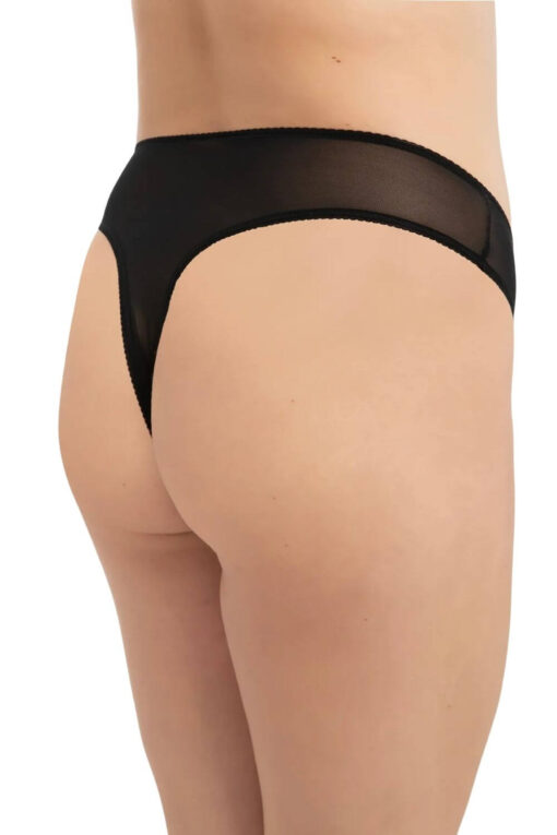Γυναικείο String Plus Size G23030 - ΜΑΥΡΟ, 3XL - Image 2