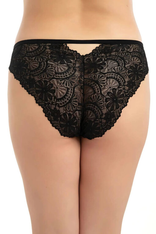 Γυναικείο Slip Plus Size G23043 - ΜΑΥΡΟ, 3XL - Image 2