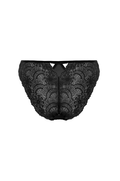 Γυναικείο Slip Plus Size G23043 - ΜΑΥΡΟ, 3XL - Image 6