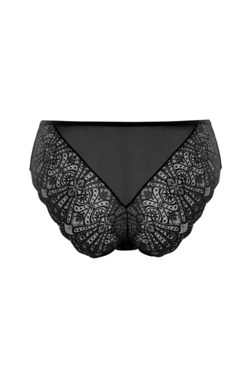 Γυναικείο Slip Plus Size G23054 - ΜΑΥΡΟ, 3XL - Image 6