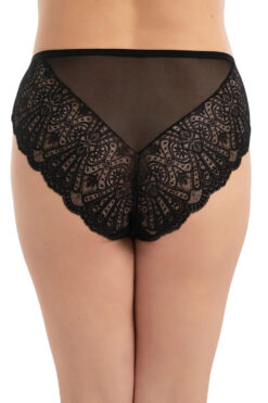 Γυναικείο Slip Plus Size G23054 - ΜΑΥΡΟ, XL