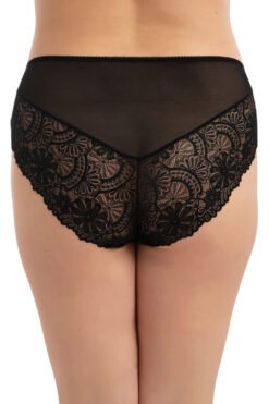 Γυναικείο Slip Plus Size G23056 - ΜΑΥΡΟ, XXL