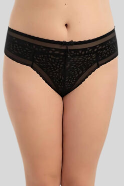 Γυναικείο Slip Plus Size G23059 - ΜΑΥΡΟ, XXL