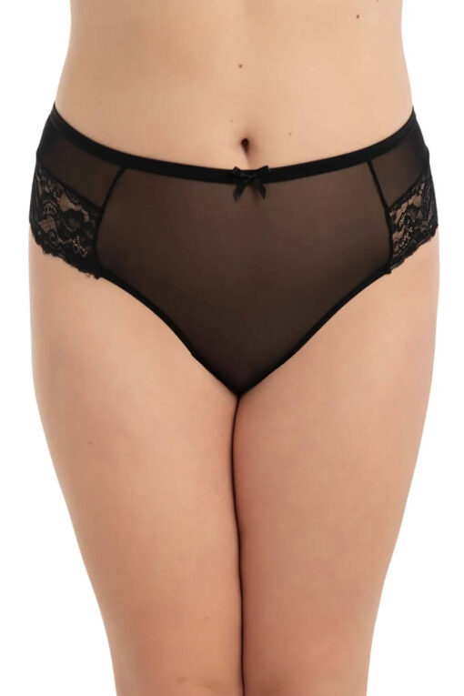 Γυναικείο Brazil Plus Size G23063 - ΜΑΥΡΟ, 3XL - Image 4
