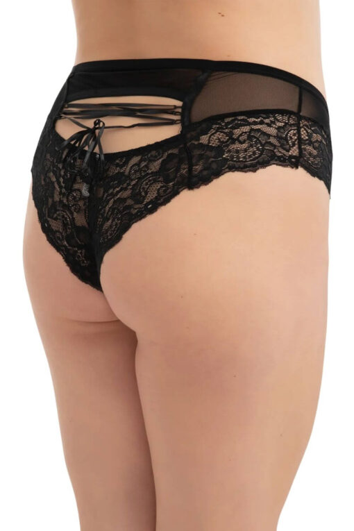 Γυναικείο Brazil Plus Size G23063 - ΜΑΥΡΟ, 3XL - Image 3