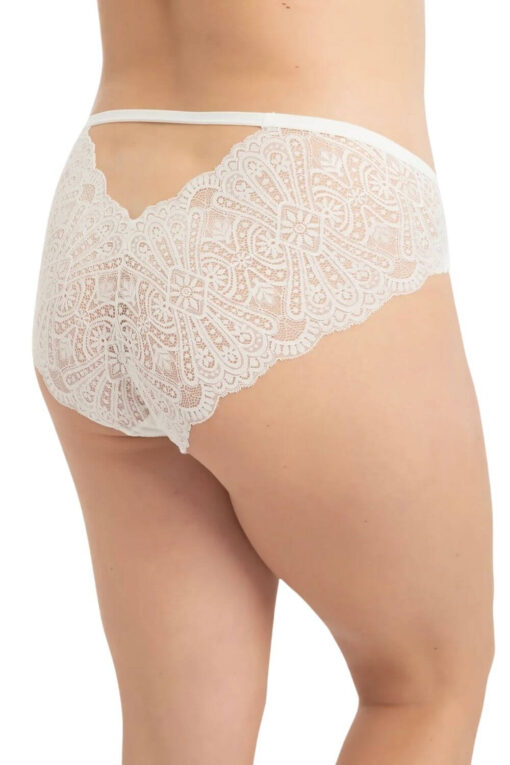 Γυναικείο Slip Plus Size R23009 - ΕΚΡΟΥ, 3XL - Image 2