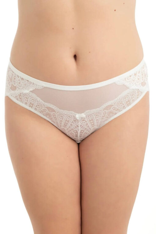 Γυναικείο Slip Plus Size R23009 - ΕΚΡΟΥ, 3XL - Image 4