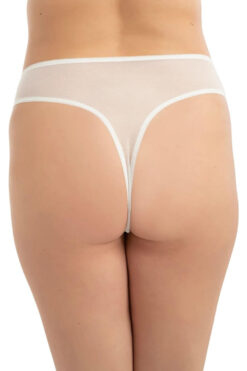 Γυναικείο String Plus Size R23030 - ΕΚΡΟΥ, 3XL