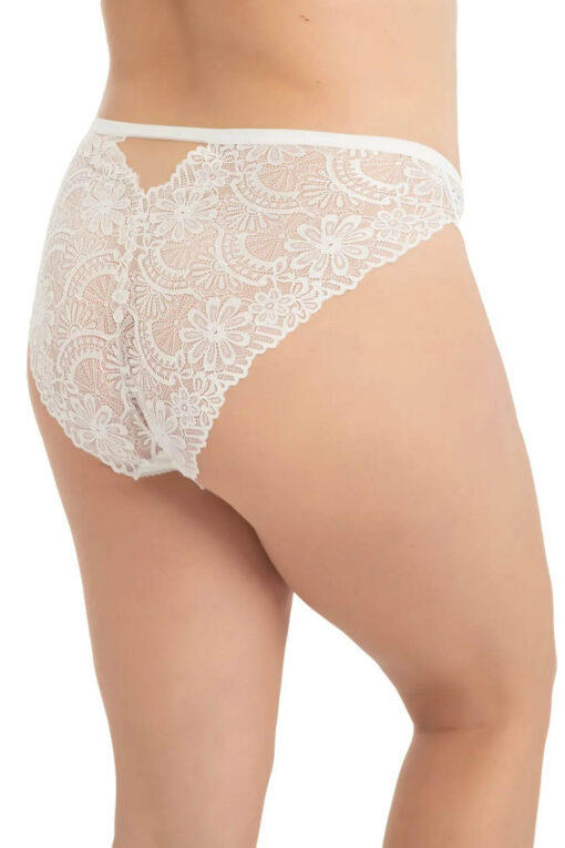 Γυναικείο Slip Plus Size R23043 - ΕΚΡΟΥ, 3XL - Image 4