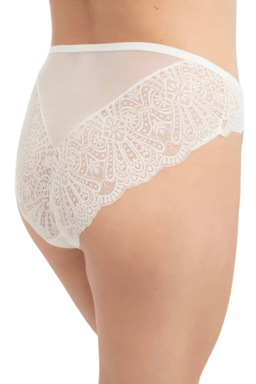 Γυναικείο Slip Plus Size R23054 - ΕΚΡΟΥ, XXL - Image 3