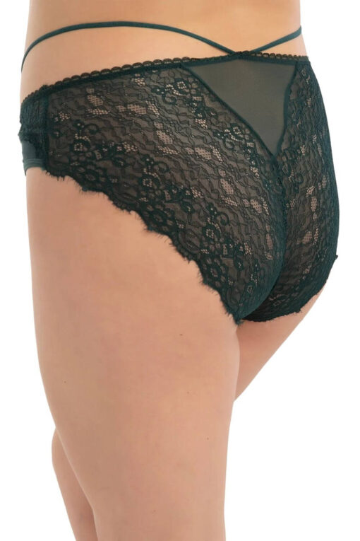 Γυναικείο Slip Plus Size W23064 - ΚΥΠΑΡΙΣΣΙ, XXL - Image 2