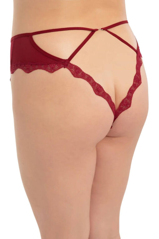 Γυναικείο Brazil Plus Size W23069 - ΜΠΟΡΝΤΟ, XXL - Image 6