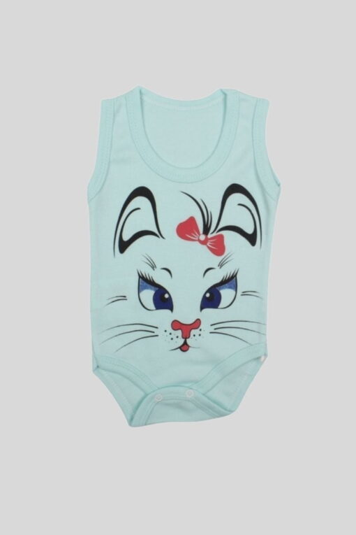 Κορμάκι Βρεφικό Αμάνικο Beautifull Kitty W0607 - ΒΕΡΑΜΑΝ, 9 Μηνών - Image 2