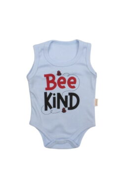 Κορμάκι Βρεφικό Αμάνικο Bee Kind W9014 - ΓΑΛΑΖΙΟ, 3 Μηνών