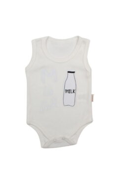 Κορμάκι Βρεφικό Αμάνικο M Is For Milk R9009 - ΛΕΥΚΟ, 6 Μηνών
