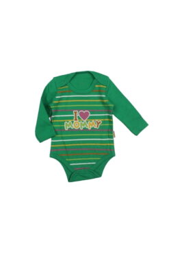 Κορμάκι Βρεφικό I Love Mommy Με Μακρύ Μανίκι G2140 - ΠΡΑΣΙΝΟ, 6 Μηνών