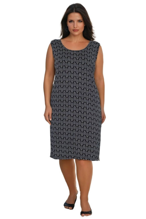Νυχτικό Αμάνικο Homewear D5188 - ΠΟΛΥΧΡΩΜΟ, 4XL