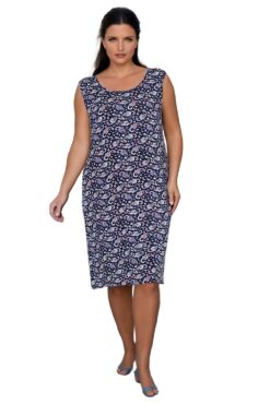 Νυχτικό Αμάνικο Homewear D5224 - ΠΟΛΥΧΡΩΜΟ, XXL