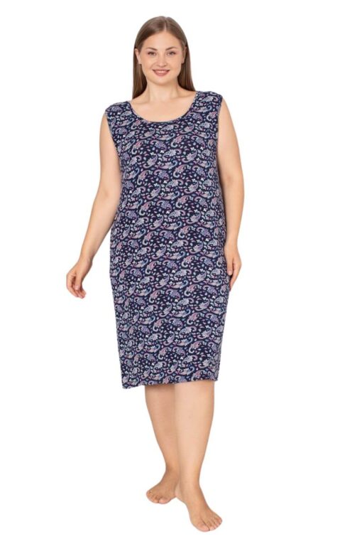 Νυχτικό Αμάνικο Homewear D5224 - ΠΟΛΥΧΡΩΜΟ, XXL - Image 3