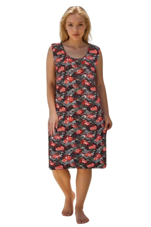 Νυχτικό Αμάνικο Homewear R5063 - ΠΟΛΥΧΡΩΜΟ, XXL - Image 2