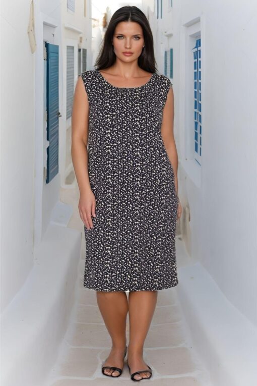 Νυχτικό Αμάνικο Homewear W5188 - ΠΟΛΥΧΡΩΜΟ, 4XL - Image 4
