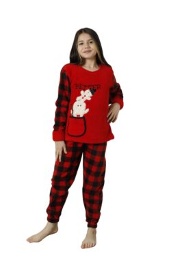 Παιδική Πιτζάμα Fleece Better 22015 - ΚΟΚΚΙΝΟ, 5-6 Ετών