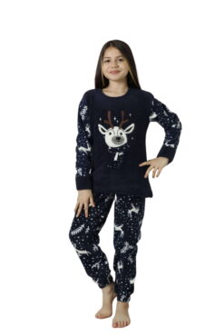Παιδική Πιτζάμα Fleece Fawn W22016 - ΜΠΛΕ, 7-8 Ετών