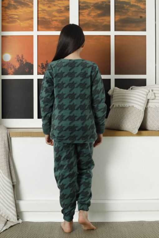 Παιδική Πιτζάμα Fleece Little Bear 22028 - ΠΡΑΣΙΝΟ, 7-8 Ετών - Image 5